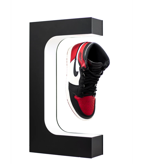Magnetic Suspension Display Rack E-shaped Adjustable Shoe Rack Suspended Rotation